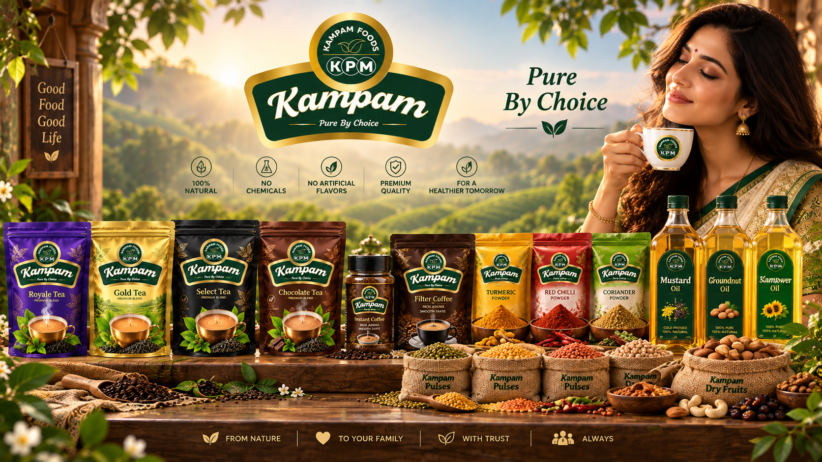 Kampam Foods Premium Banner 1